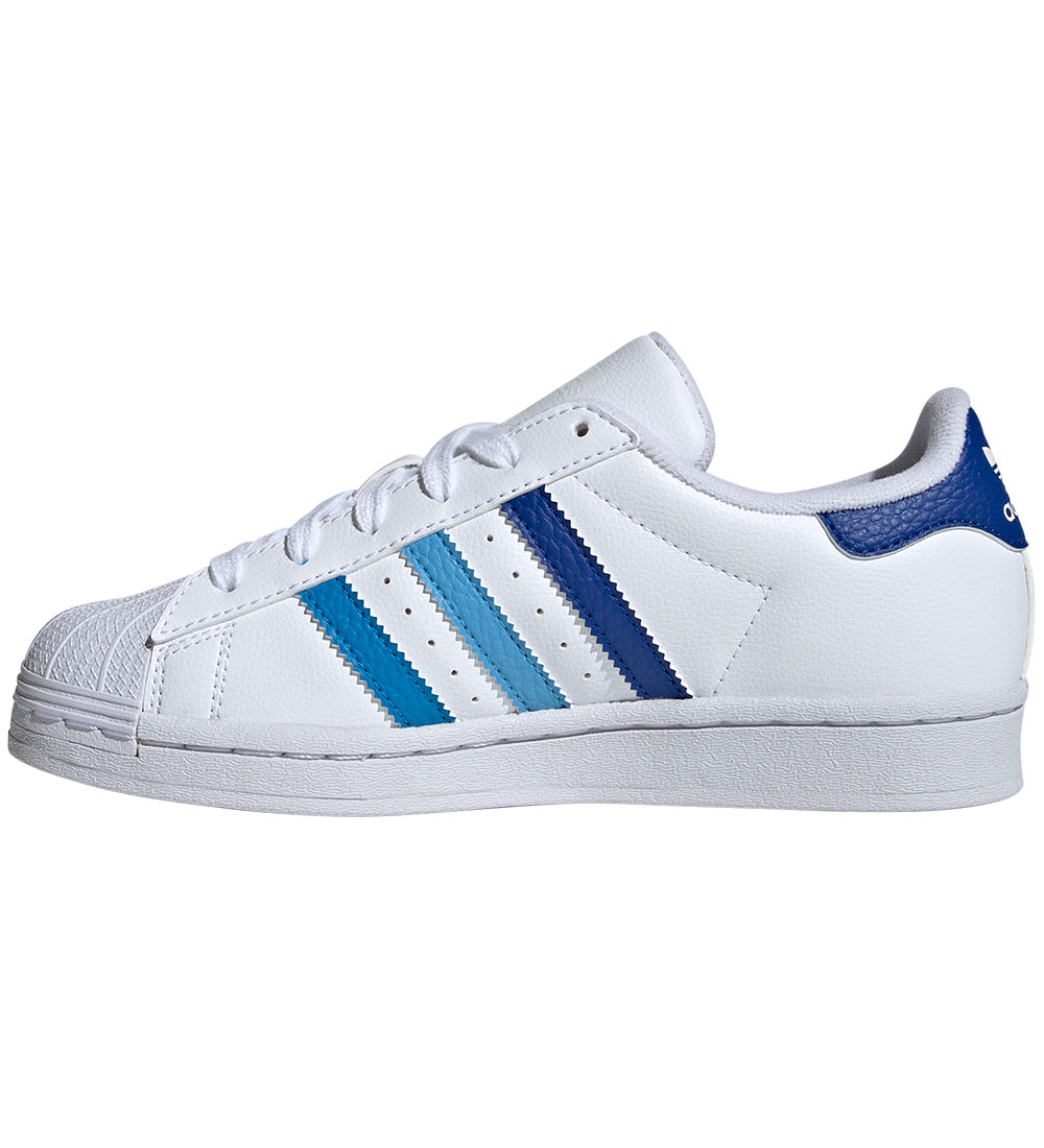 adidas Originals Schuhe - Superstar J - Weiß/Blau