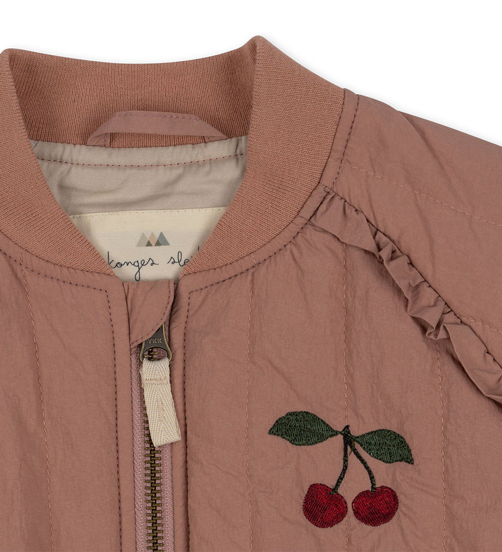Konges Sløjd Thermo Jacket - Juno Frill Bombs - Cameo Brown