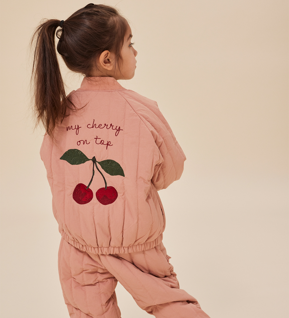 Konges Sløjd Thermo Jacket - Juno Frill Bombs - Cameo Brown