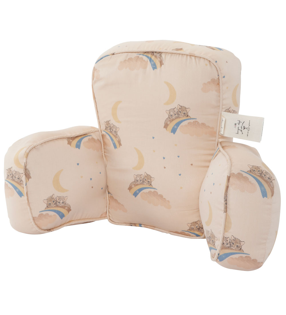 Konges Sløjd Pram Cushion - Rainbow Kitty