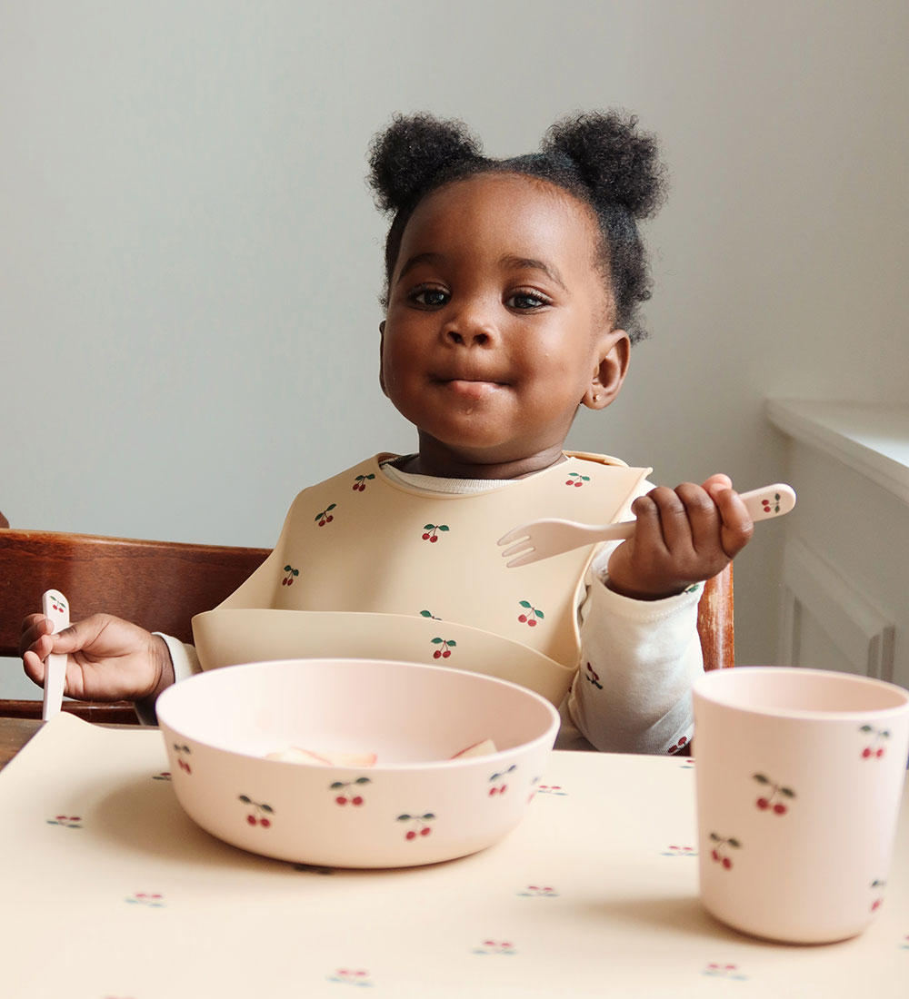 Konges Sløjd Dinner Set - Bioplastic - 5 Parts - Cherry