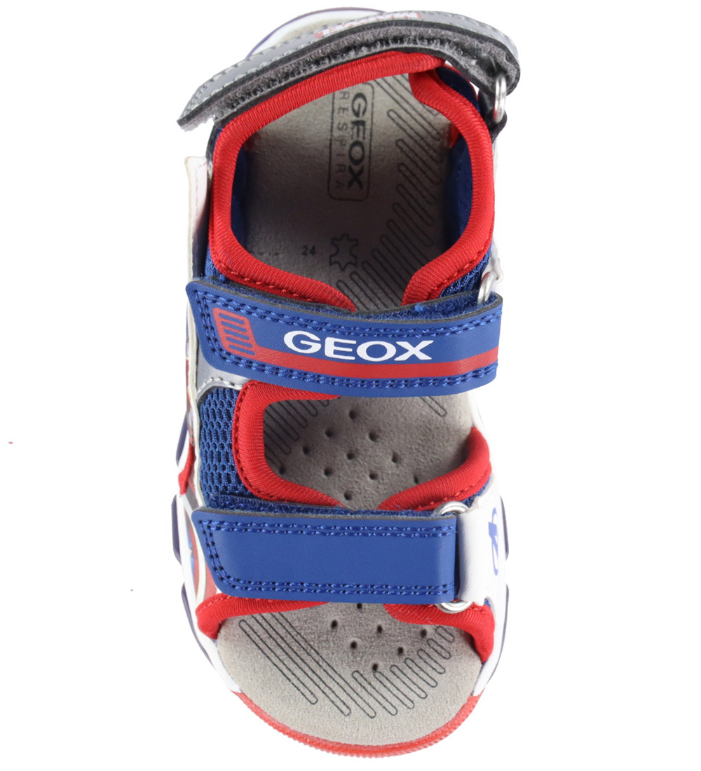 Sandales av. Lumière Geox - Android - Blue/Rouge