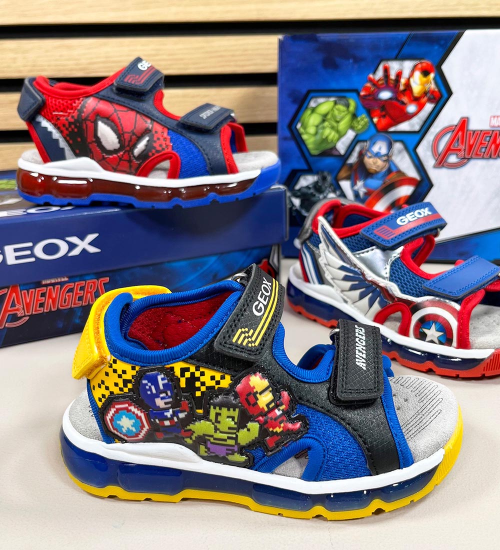 Sandales av. Lumière Geox - Android - Blue/Rouge