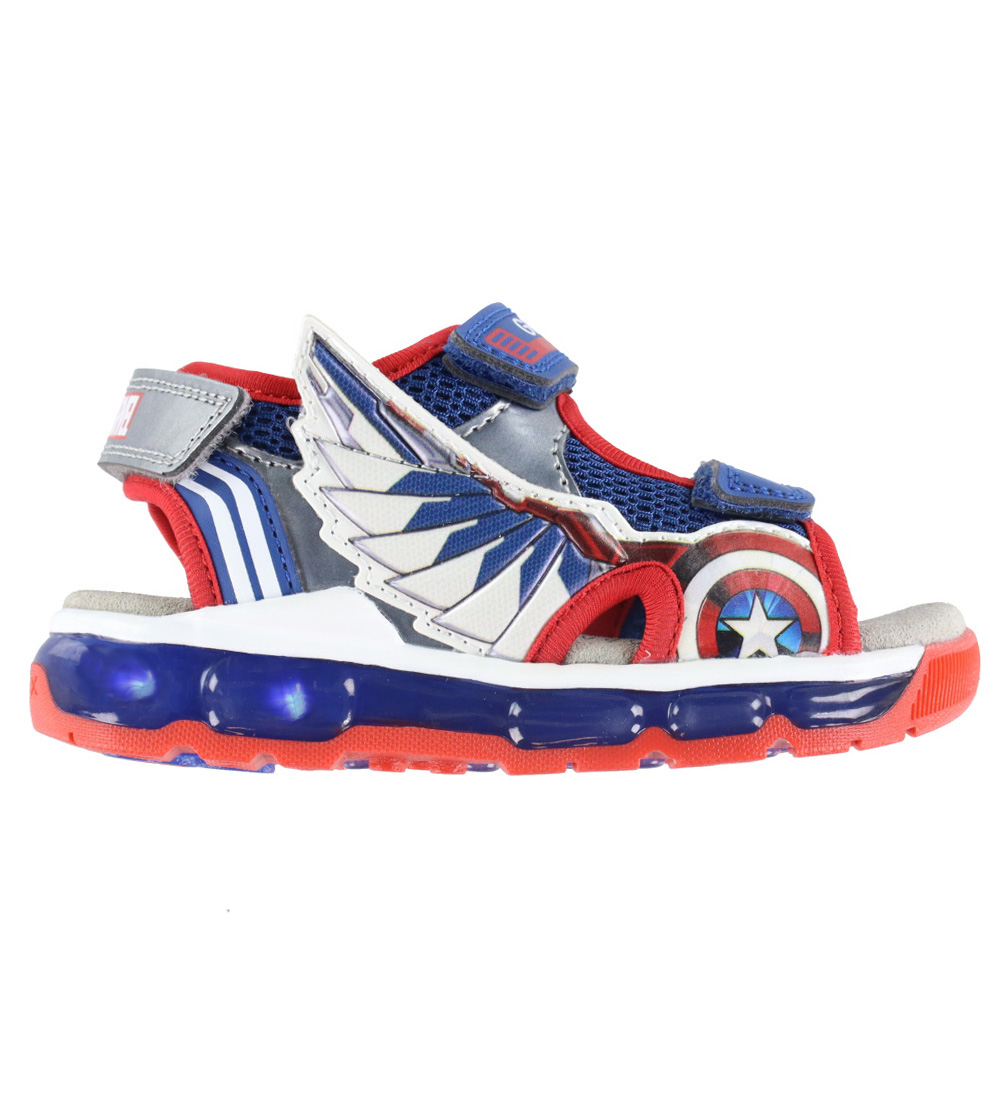Sandales av. Lumière Geox - Android - Blue/Rouge