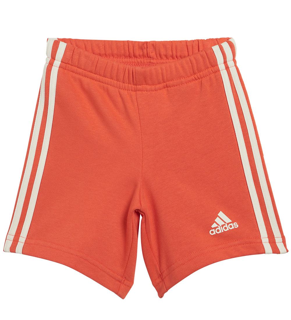adidas Performance Stuttbuxnasett - I Ávextir T - Hvítt/Rautt