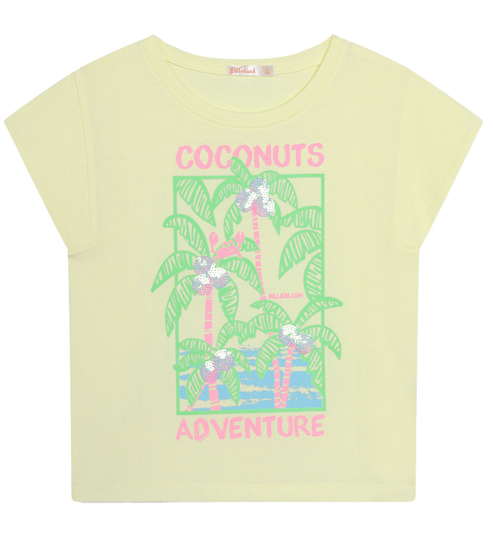Billieblush T-Shirt - Straw Yellow