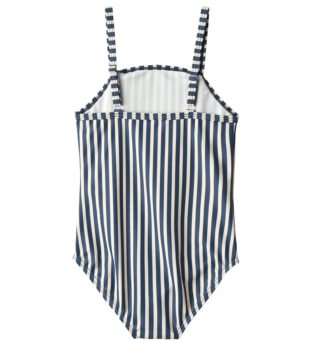 Wheat Swimsuit - Manon - Indigo Stripe