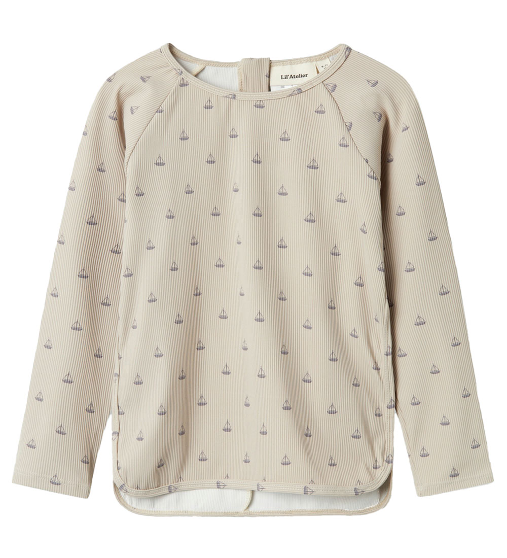 Lil' Atelier Swim Top - NmmFarlo - UV40+ - Pure Cashmere