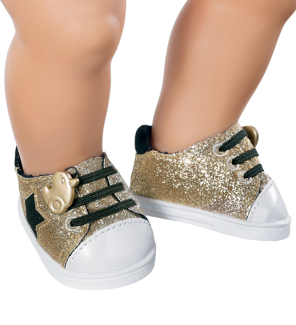 Baby Born Sneakers - 43 cm - Gold