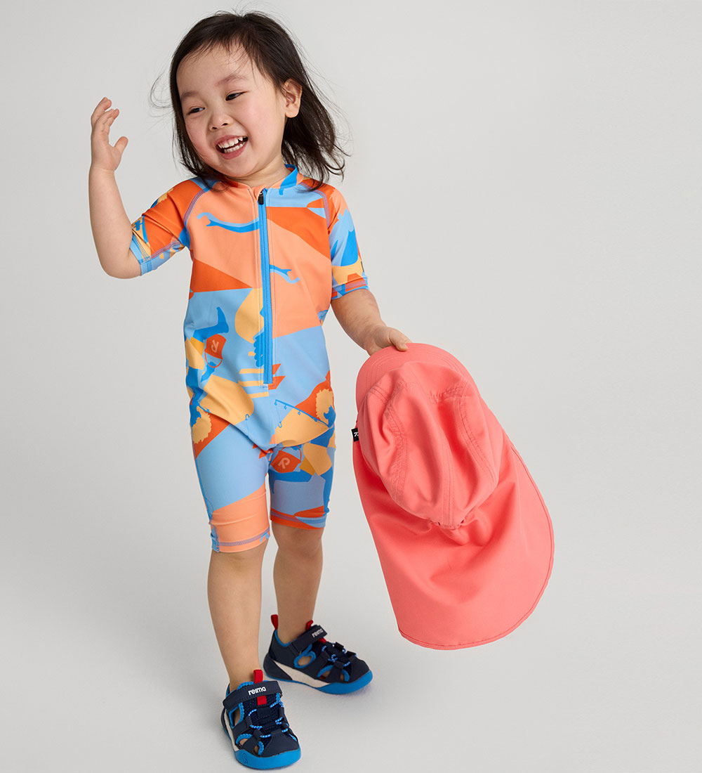 Reima Coverall Swimsuit - Atlantti - UV50+ - Orange