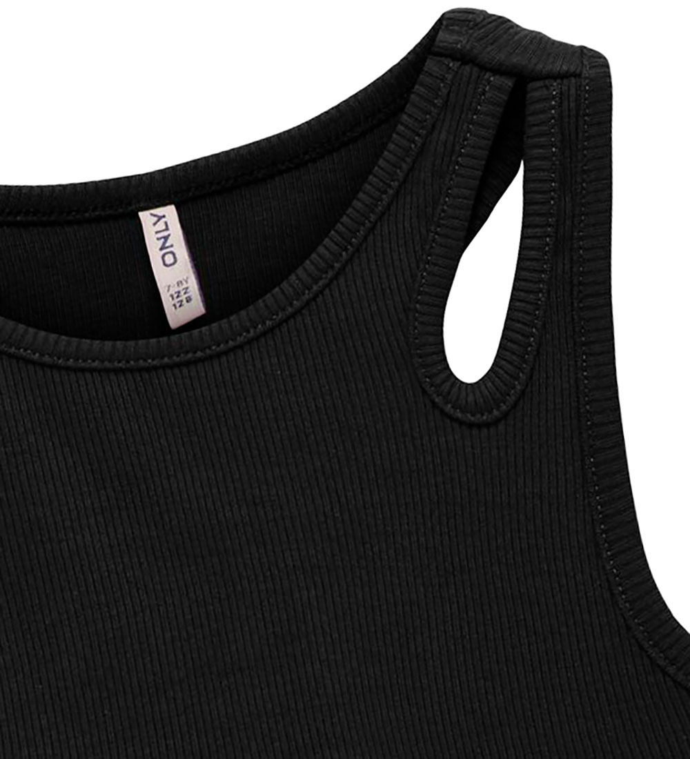 Kids Only Topp - Rib - KogNessa - Black