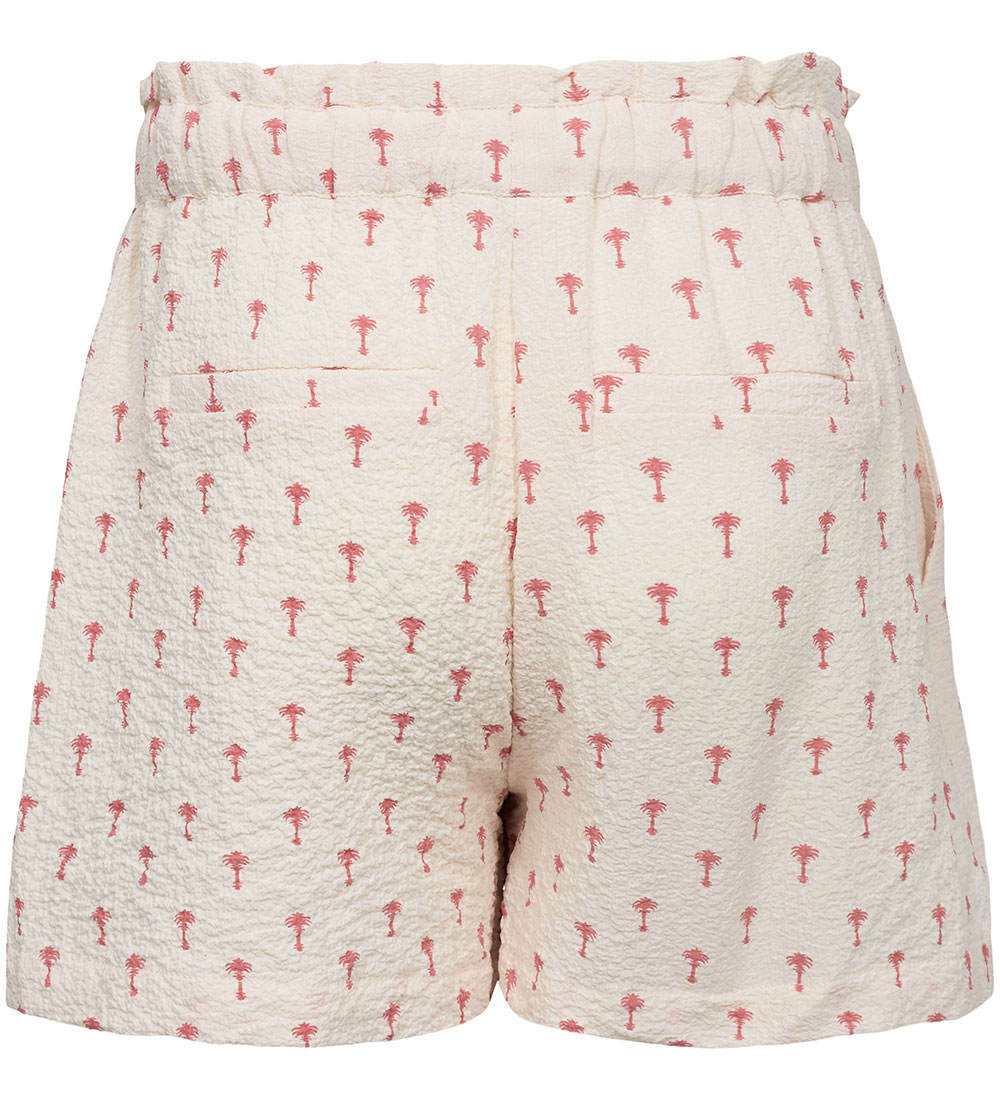 Sofie Schnoor Shorts - Off White w. Palms
