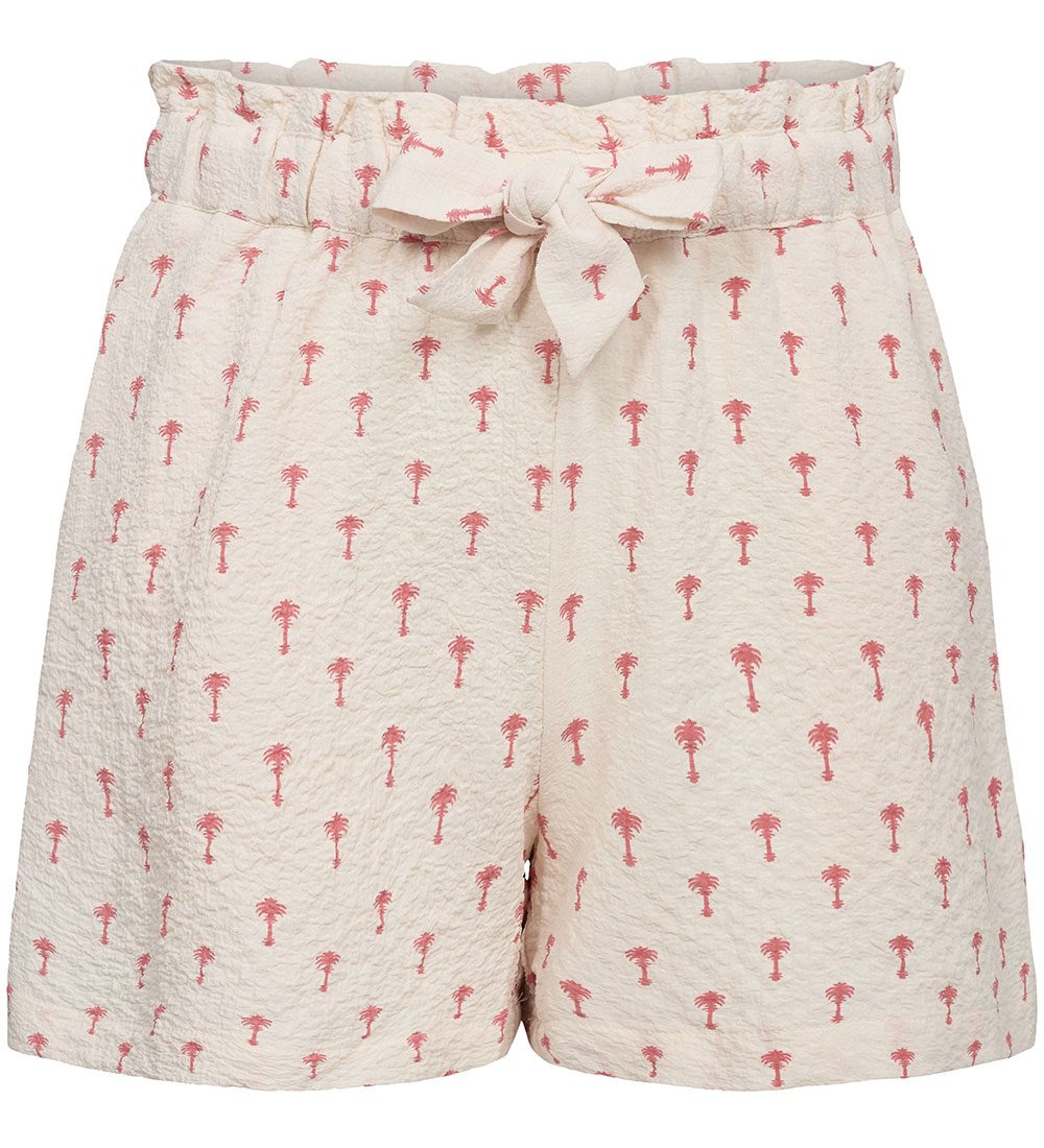 Sofie Schnoor Shorts - Off White w. Palms