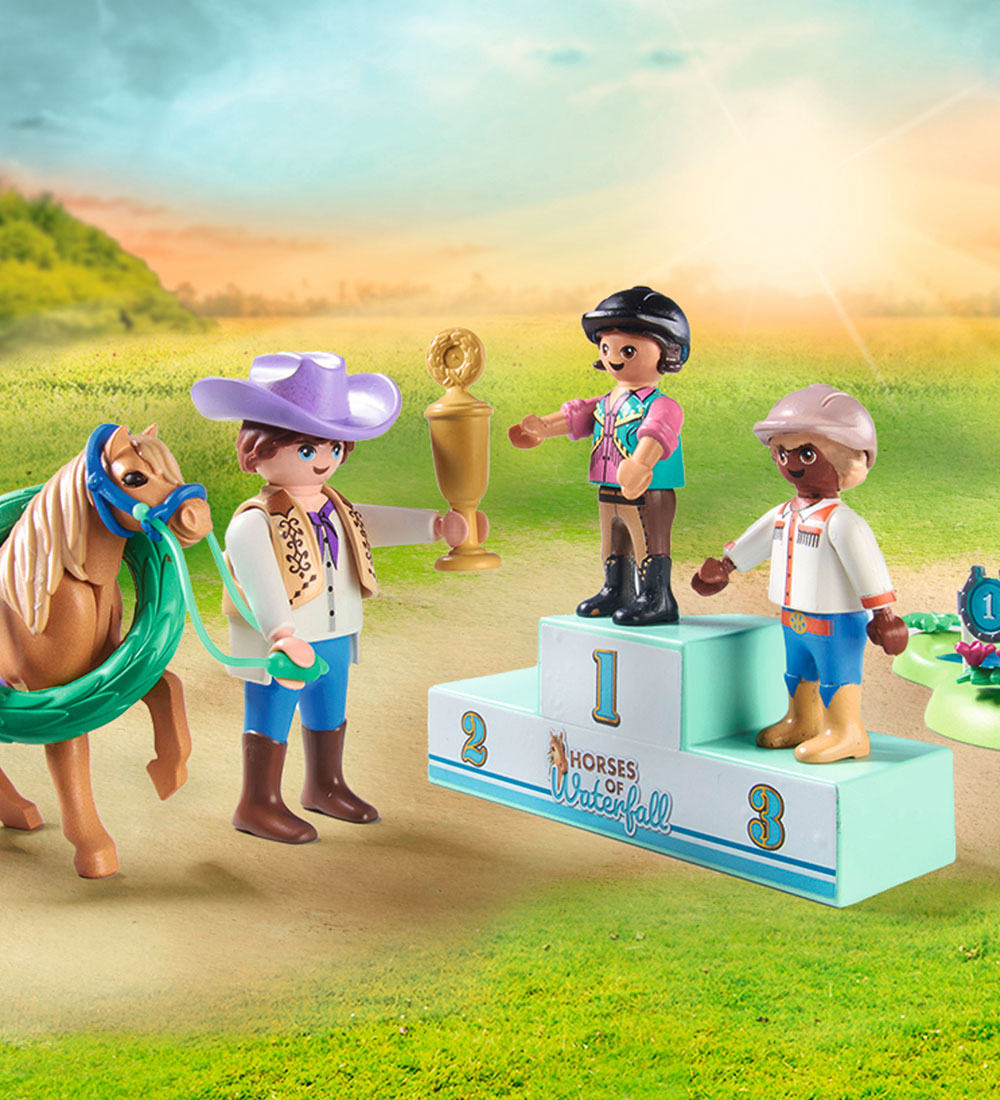 Playmobil Horses Of Waterfall - Ponyturnering - 71495 - 46 Parts