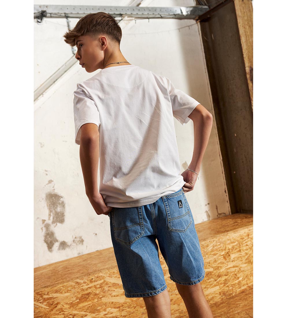 Hound Shorts - Baggy - Medium+ Blue Denim