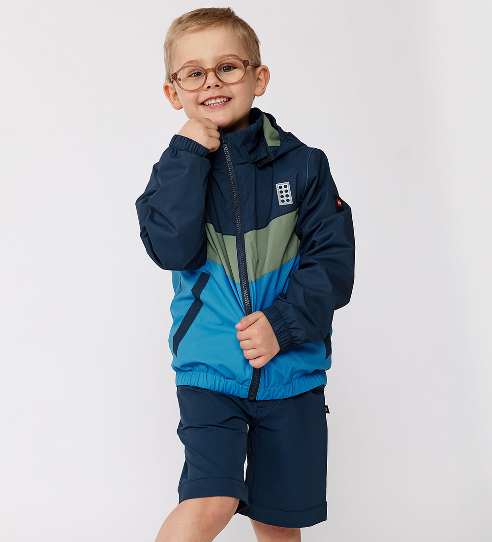 LEGO® Wear Sumarjakki - LWJad 207 - Dökkblátt/Blár/Hergrænn