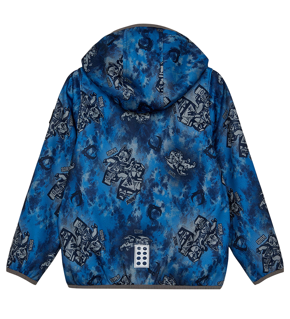 LEGO® Ninjago Softshelljacke - LWScout 202 - M Wüstenblau/Grau m