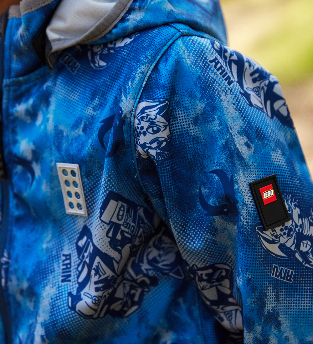 LEGO® Ninjago Softshelljacke - LWScout 202 - M Wüstenblau/Grau m