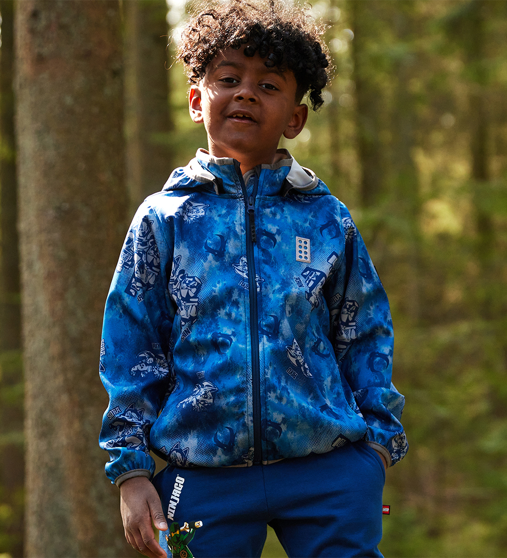 LEGO® Ninjago Softshelljacke - LWScout 202 - M Wüstenblau/Grau m