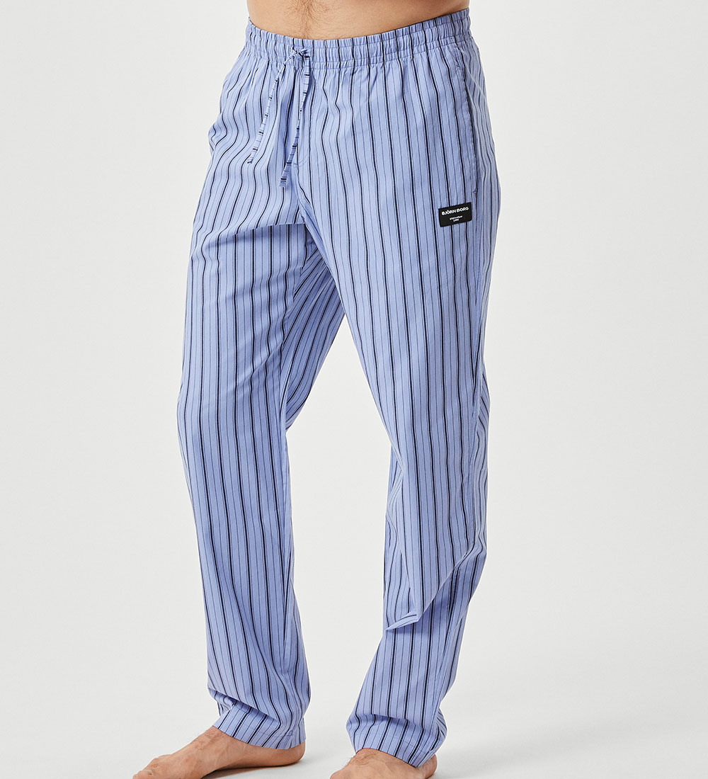 Björn Borg Night Trousers - WOVEN - Poplin Stripe