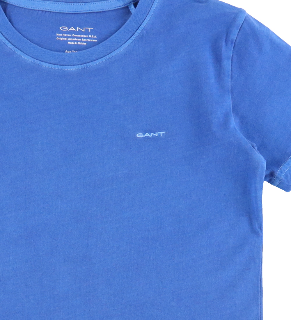 GANT T-Shirt - Zonvervaagd - Lapis Blue