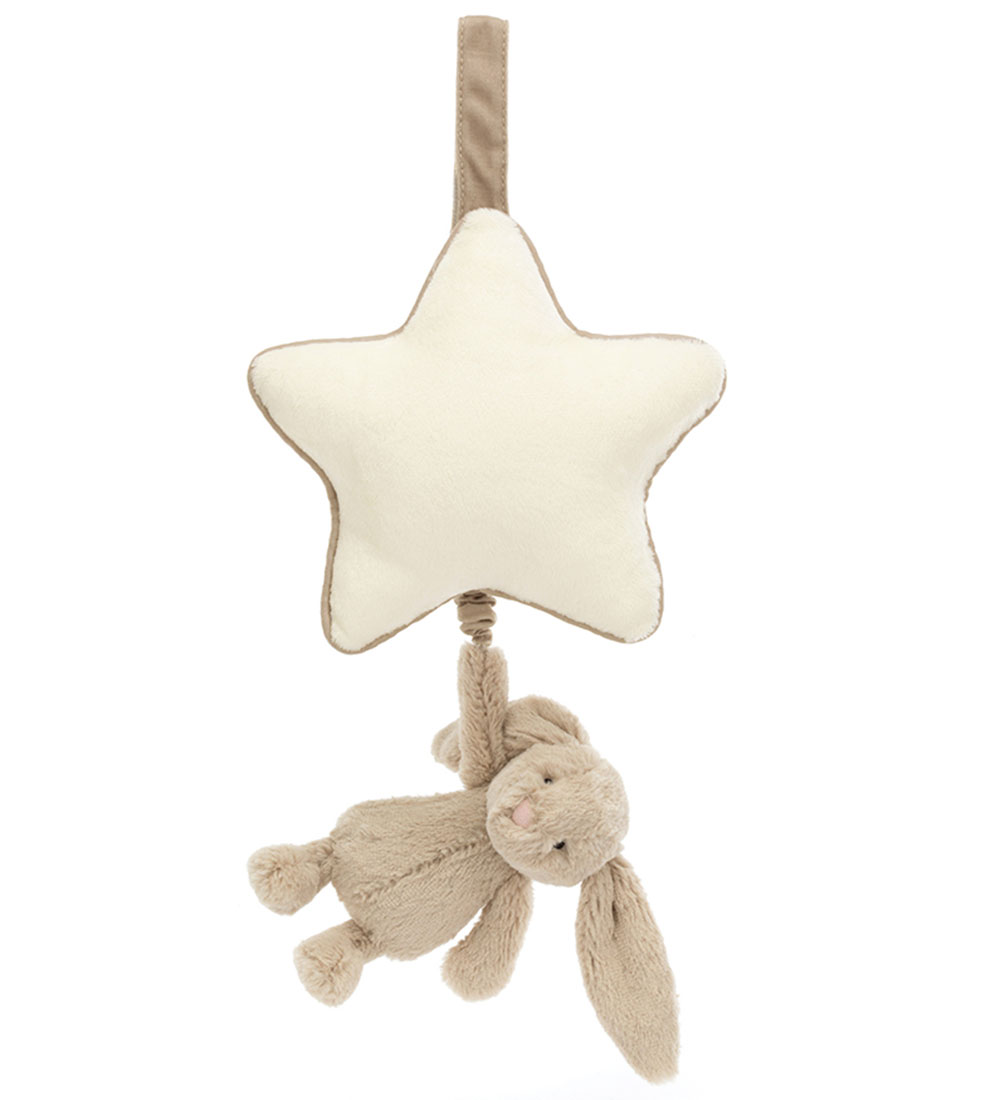 Jellycat Muziekmobiel m. Ster - Verlegen Bunny - Beige