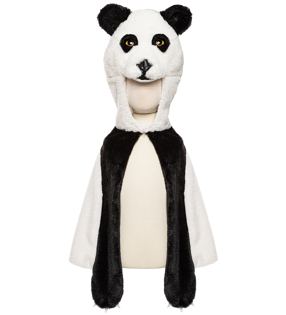 Costumes Great Pretenders - Cape - Panda - Blanc/Noir