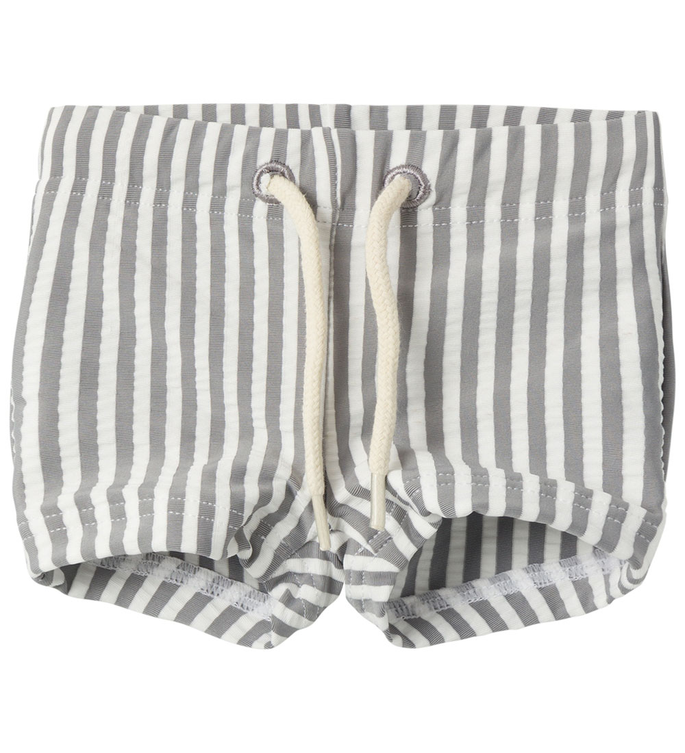 Lil' Atelier Swim Trunks - NbmFarrow - Silver Filigree