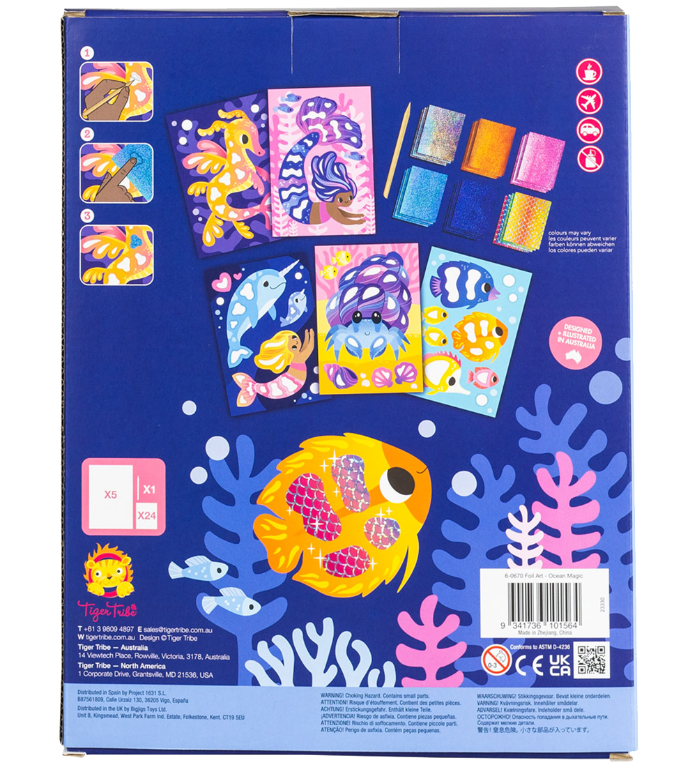 Tiger Tribe Creation Set - Foil Art - Ocean Magic