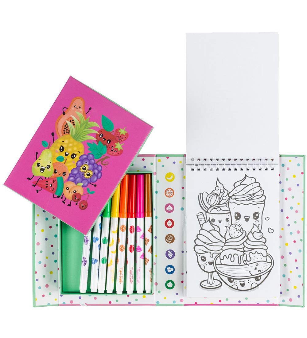 Tiger Tribe Colouring Set - Scented Colouring - Fruity Cutie