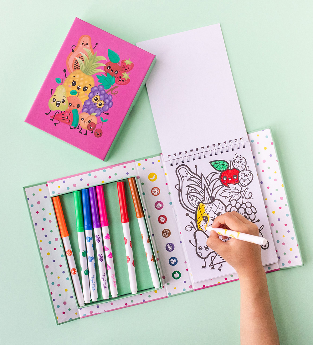 Tiger Tribe Colouring Set - Scented Colouring - Fruity Cutie