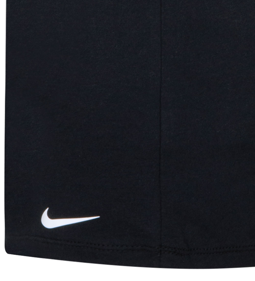 Nike Stuttermabolur - 2 Pakki - DK Grey Heather/Black