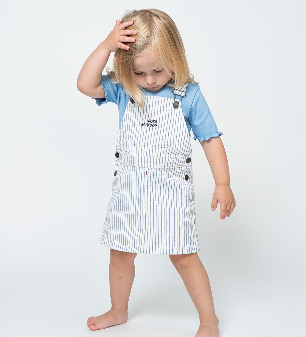 Sofie Schnoor Stuttermabolur - Rib - Björt Blue