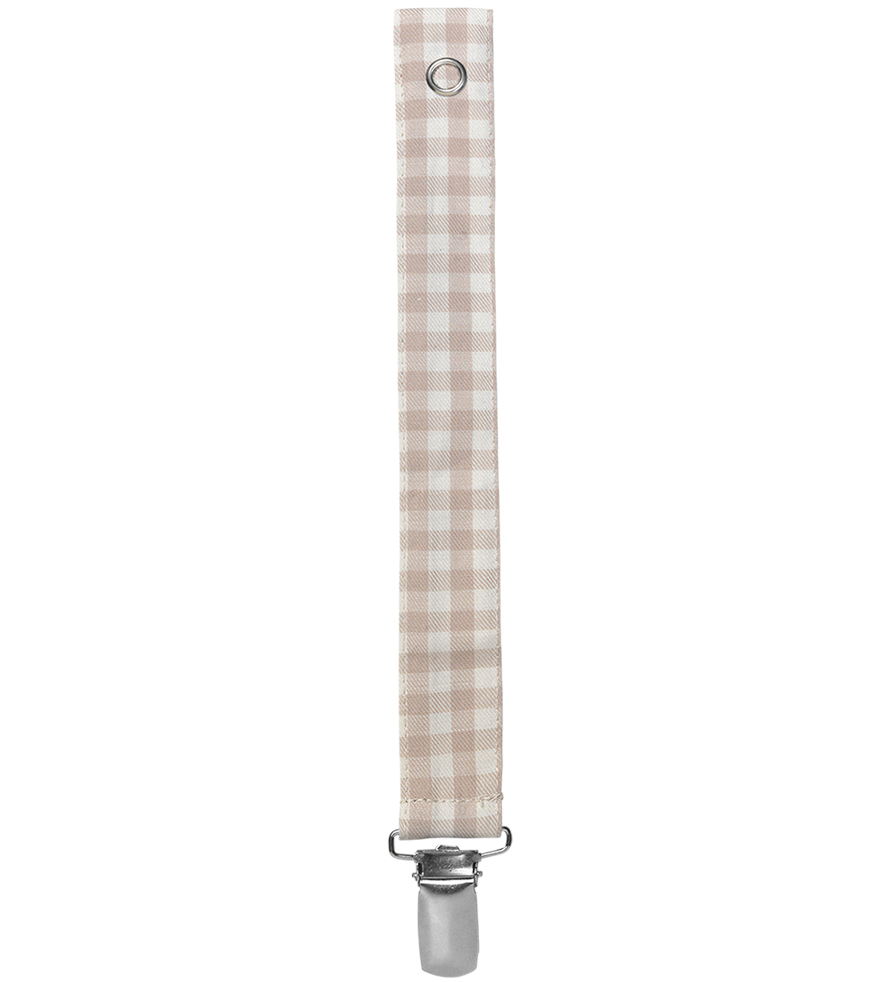 Lalaby Dummy Clip - Beige Gingham