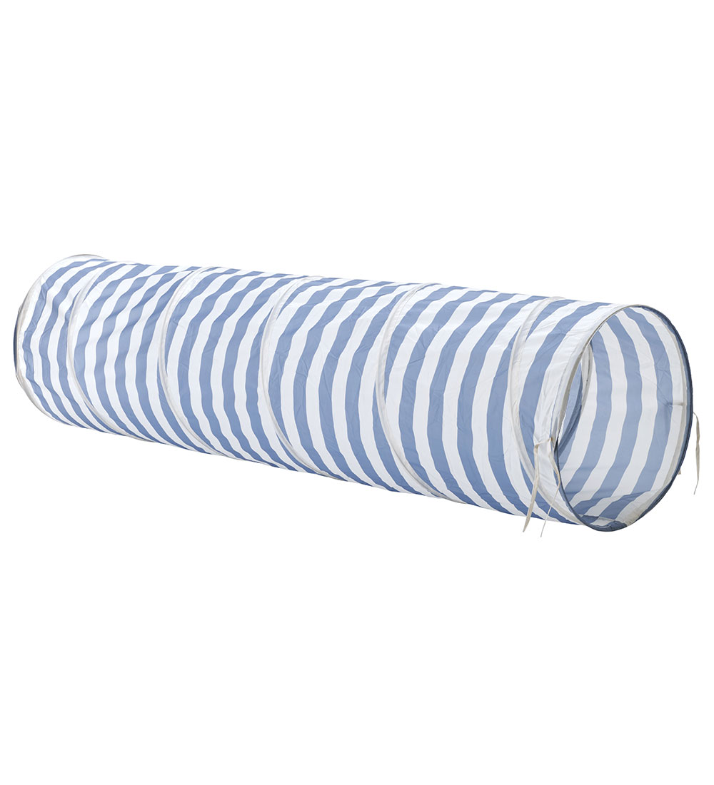 Kids Concept Play tunnel - 180 cm - Blue Stripes