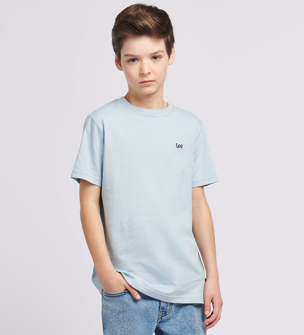 Lee T-shirt - Badge - Celestial Blue