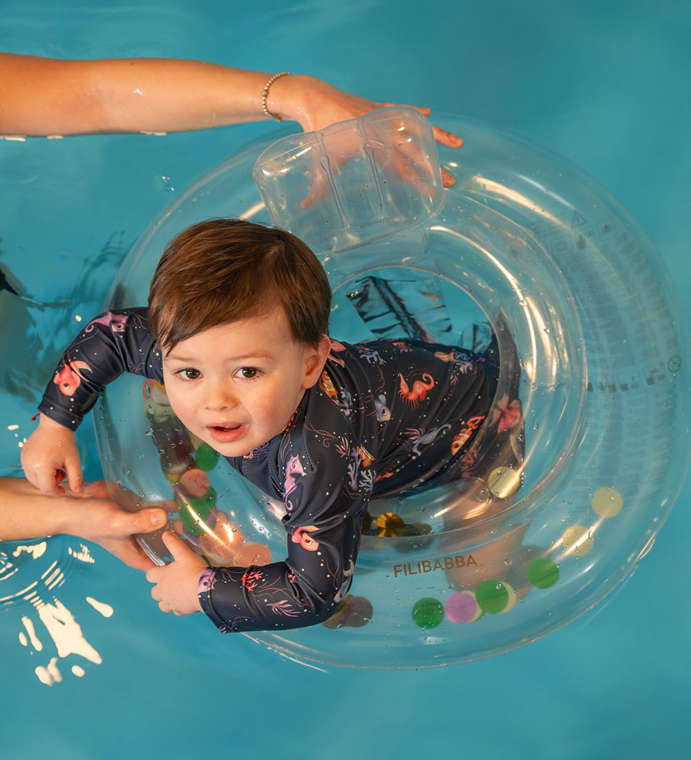 Filibabba Baby Swim Ring - Alfie - 60 cm - Rainbow colored Confe