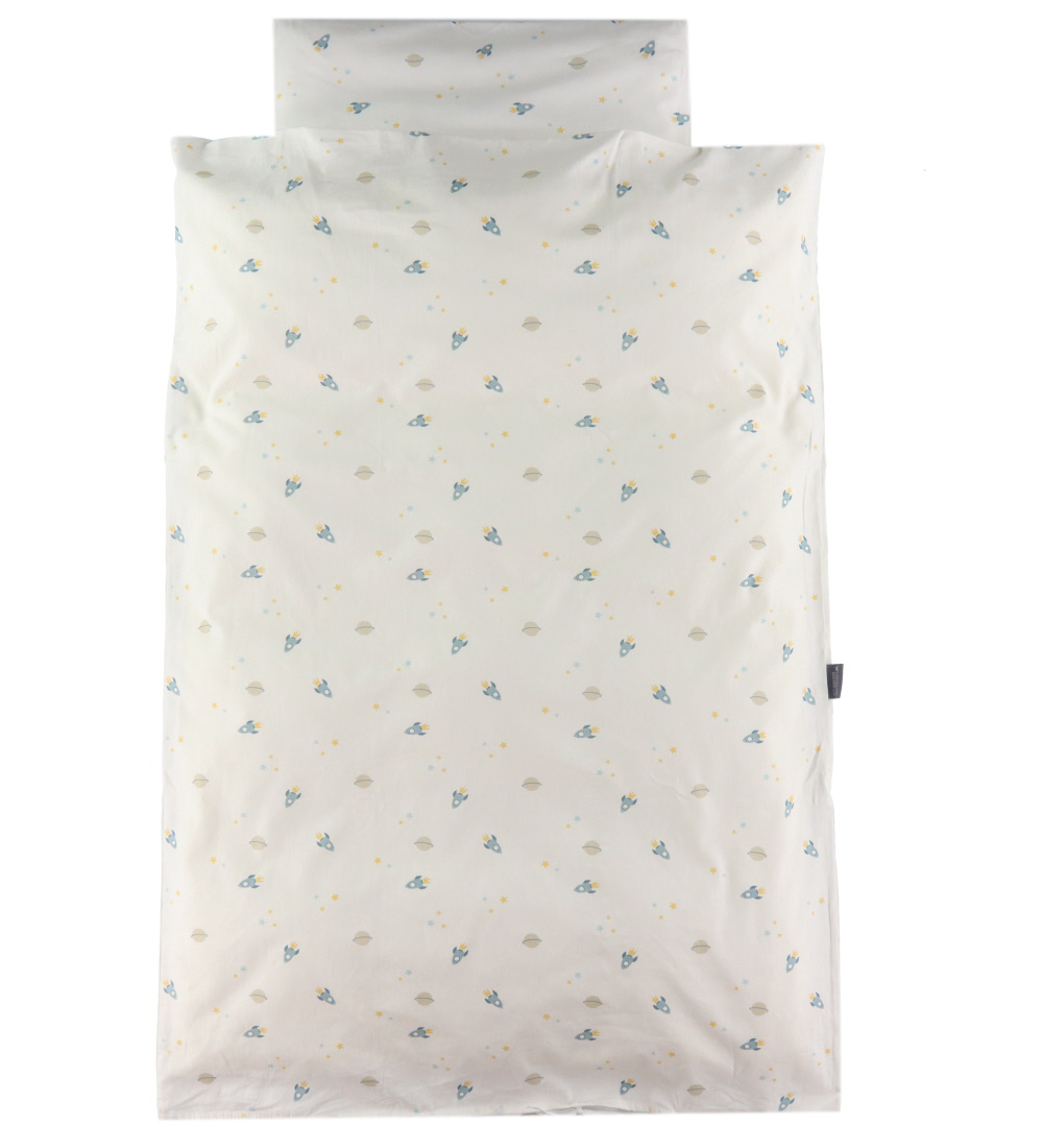 Nørgaard Madsens Bedding - Baby - Off-White w. Gray/Beige Rocket