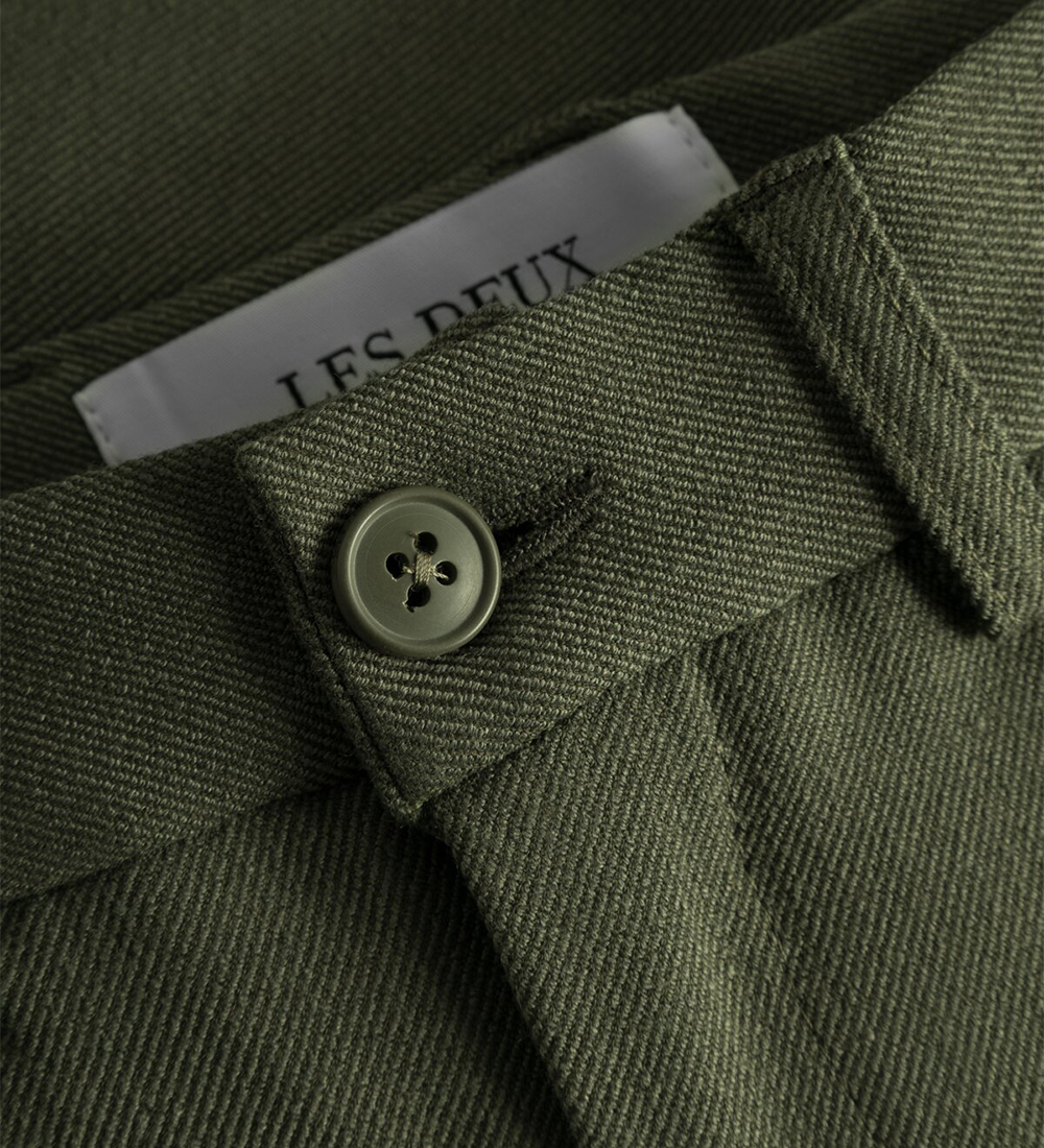 Les Deux Shorts - Como - Olive Nachtmelange