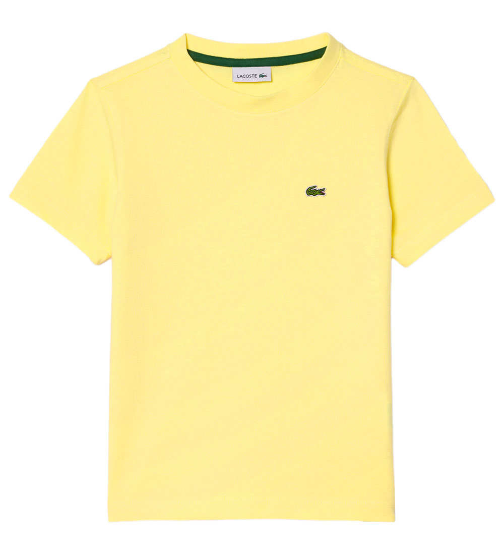 Lacoste Stuttermabolur - Gult