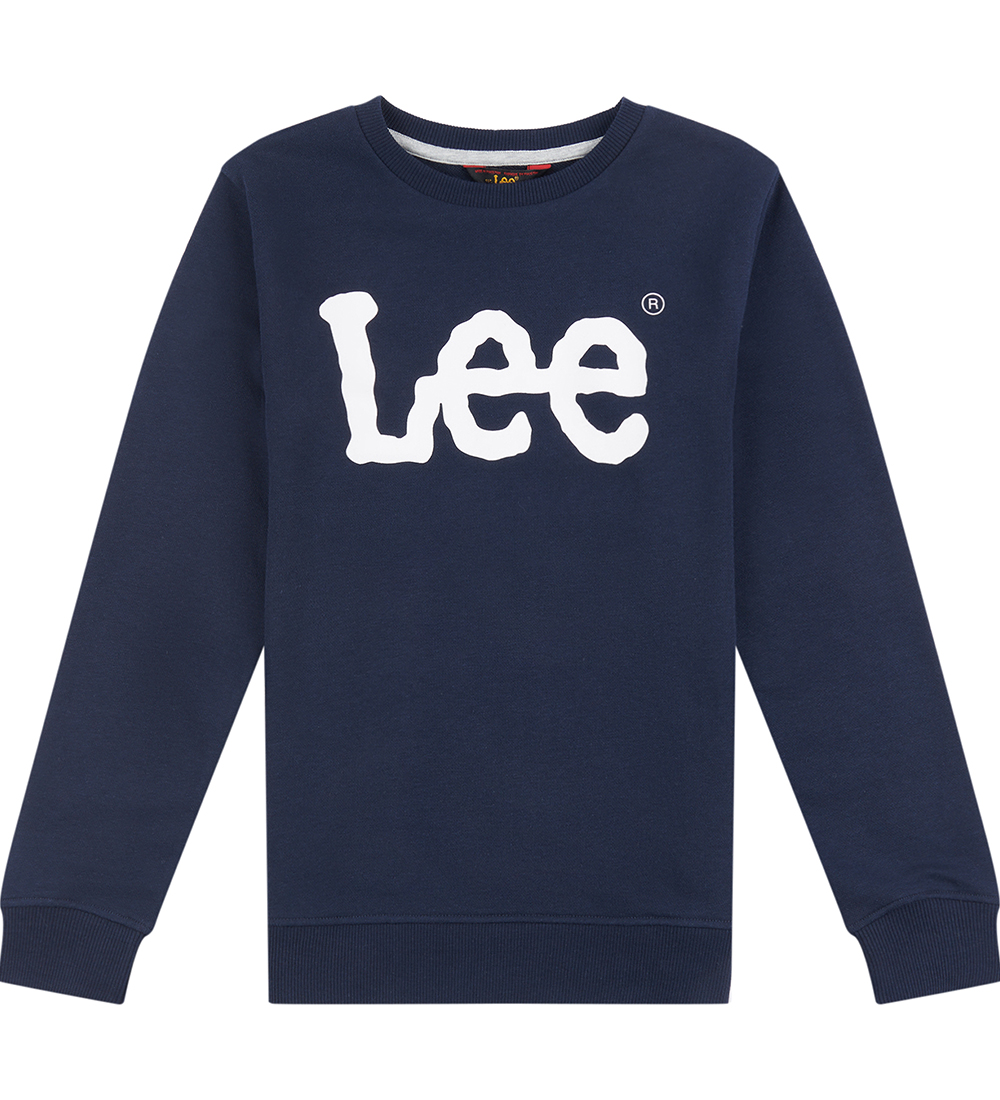 Lee Tröja - vinglig grafik - Marinblå Blazer