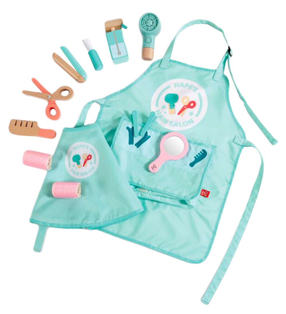 Hape Hair Dresser Kit w. Sound - Hair Salon Set