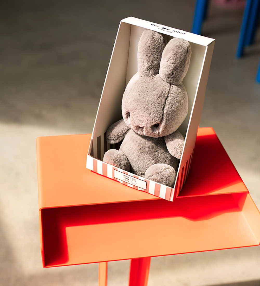 Bon Ton Toys Gosedjur - Cozy Miffy Taupe - 23 cm - Gåvoset - Grå