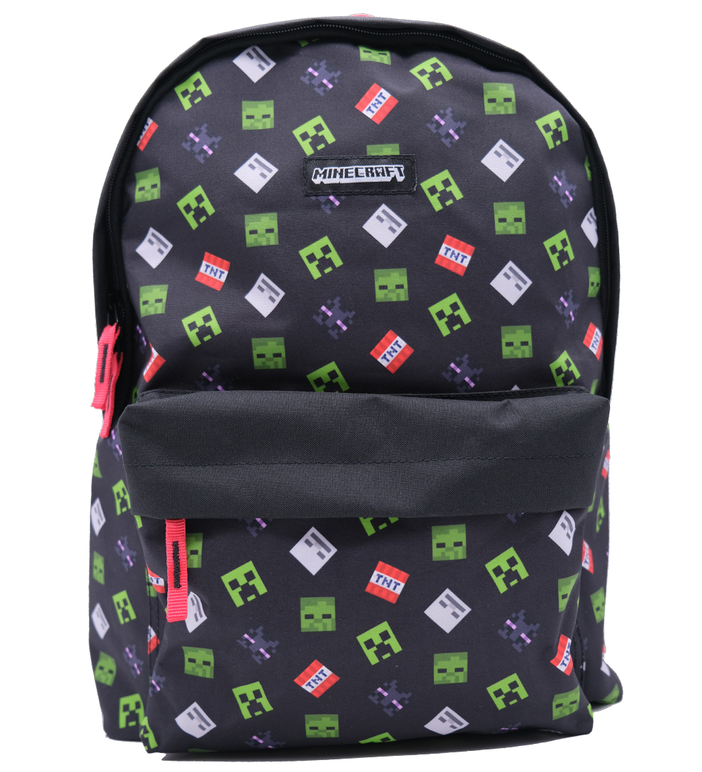 Minecraft Rucksack - 17 L - 43 x 31 x 13 cm - Schwarz