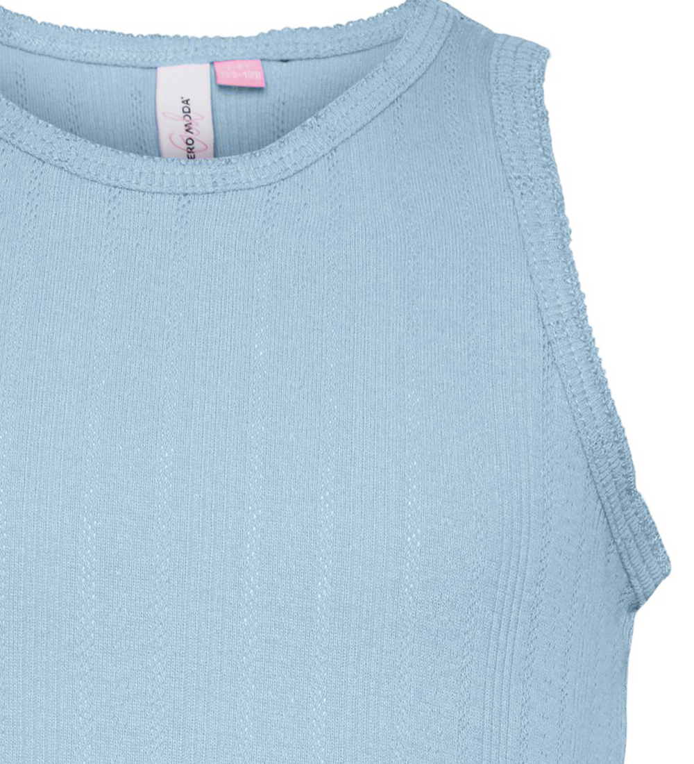 Vero Moda Girl Top - VmJulieta - Dutch Canal w. Pointelle