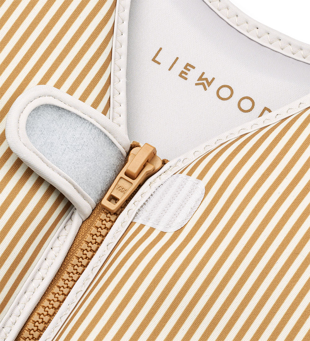 Liewood Simväst - 11-15 kg - Dove - Stripe Sandy/Golden Caram