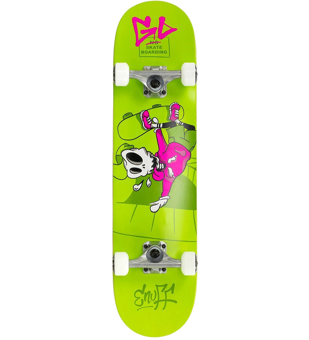 Enuff Skateboard - 7.25'' - Skully Mini Complete - Green
