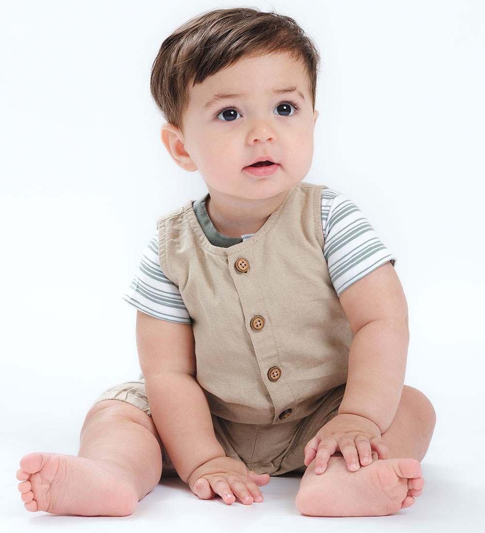 Hust and Claire Summer Romper - HCMik - Sandy