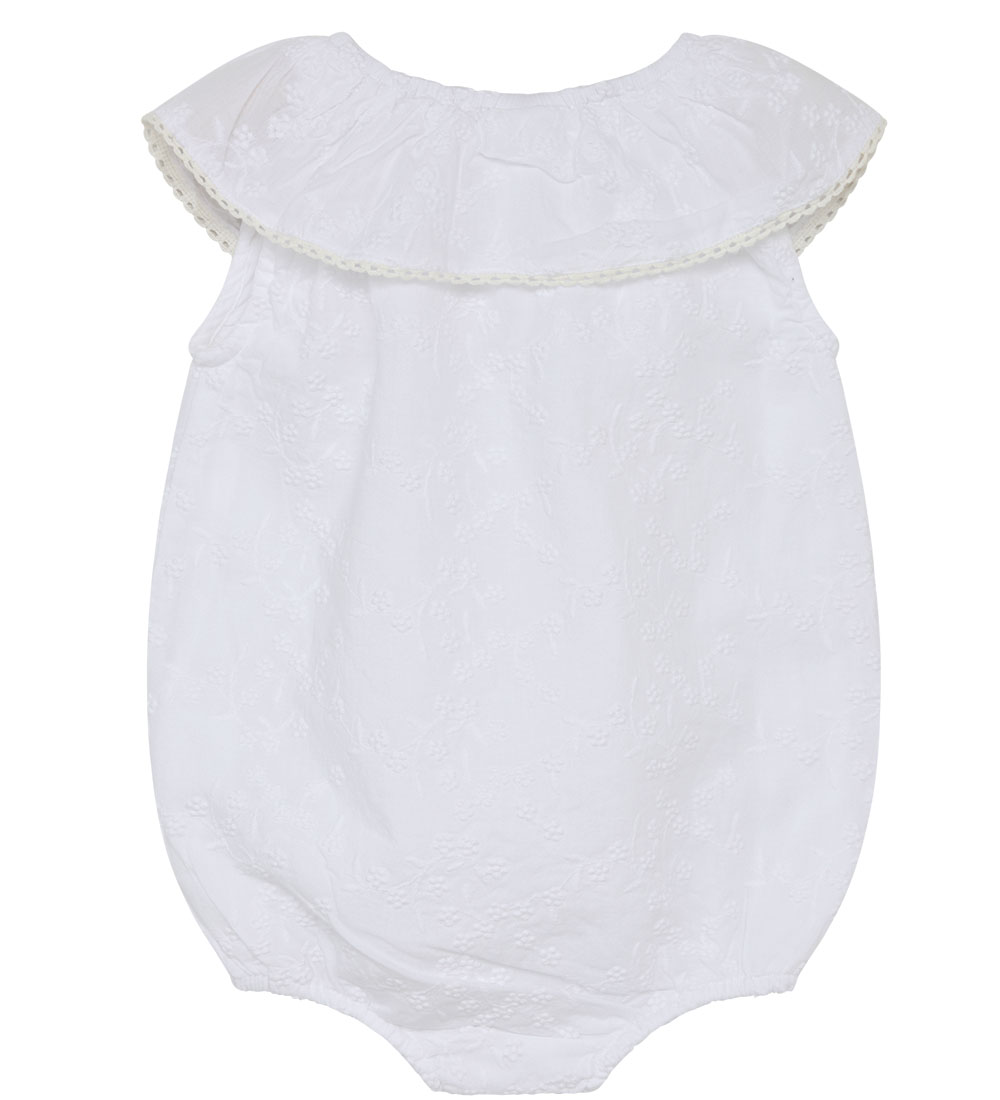 Hust and Claire Summer Romper - HCMagnolia - White