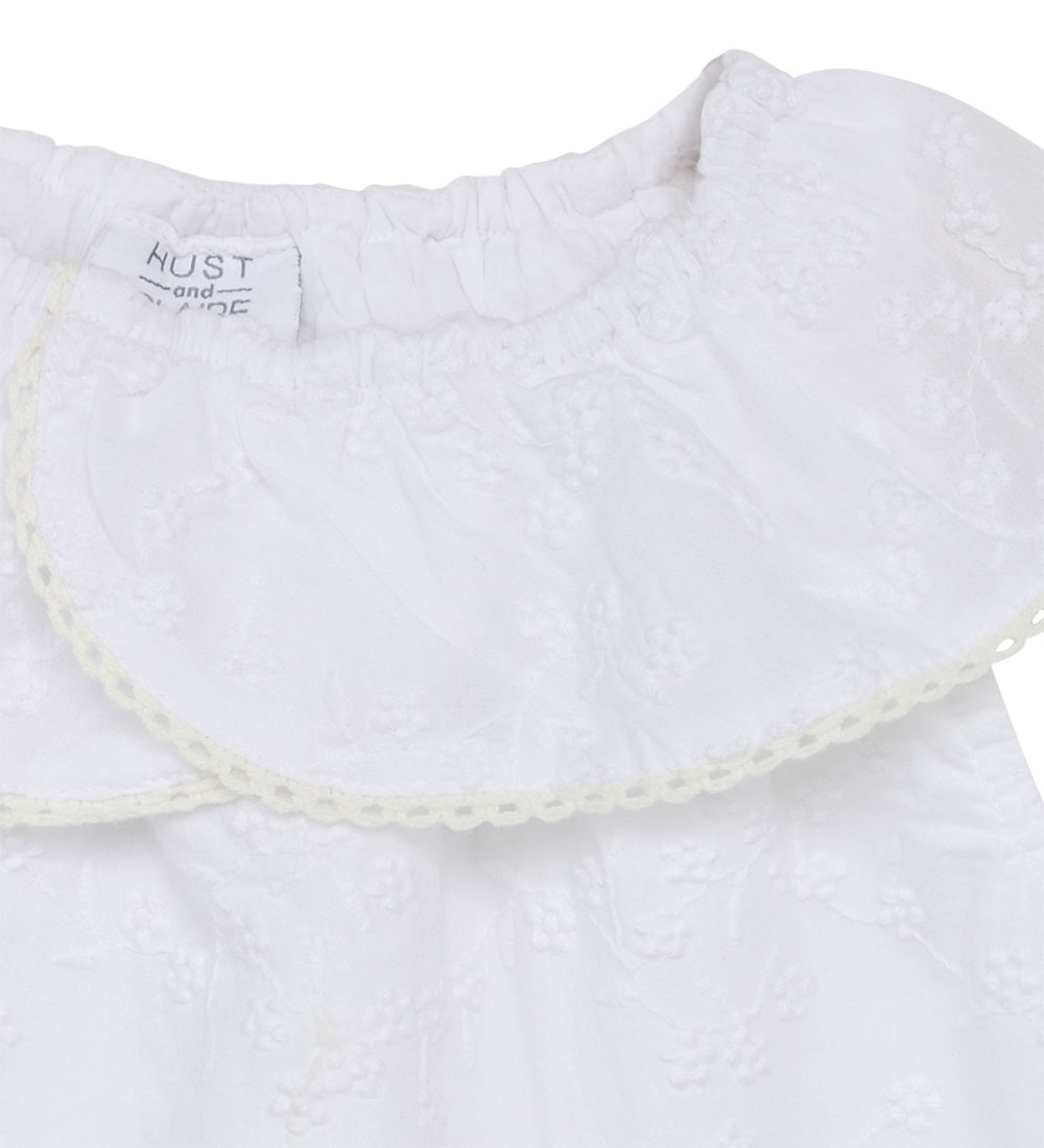 Hust and Claire Summer Romper - HCMagnolia - White